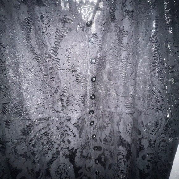 Long black lace maxi dress - Picture 6 of 6